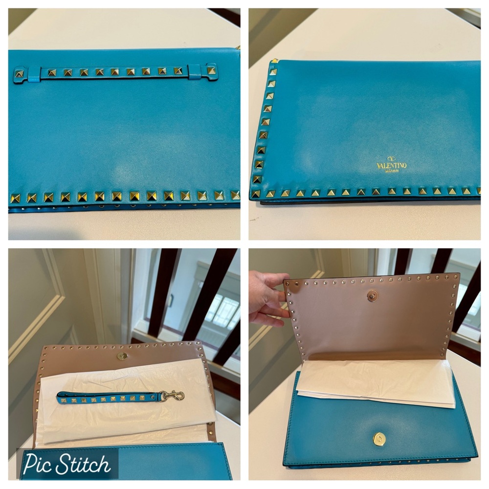 Valentino rockstud wristlet (detachable)